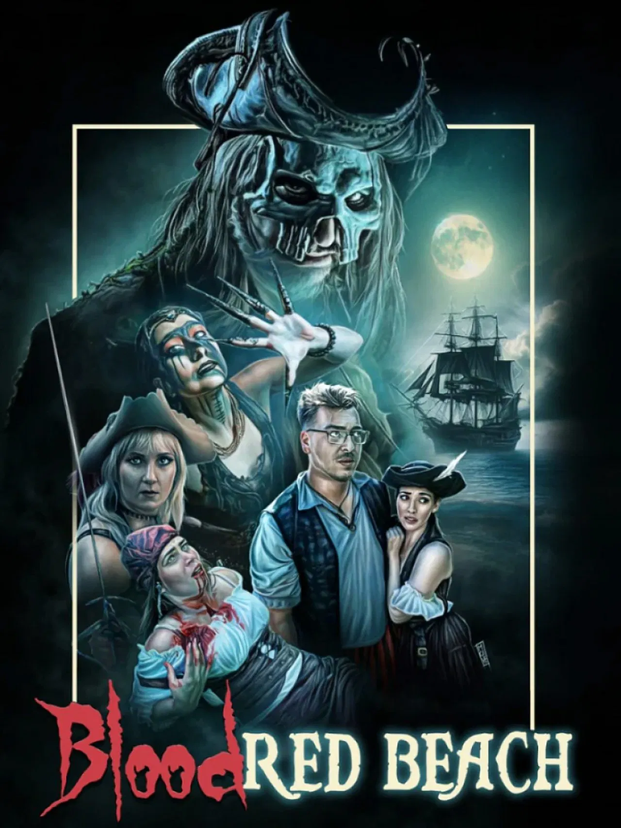 Кроваво-красный пляж